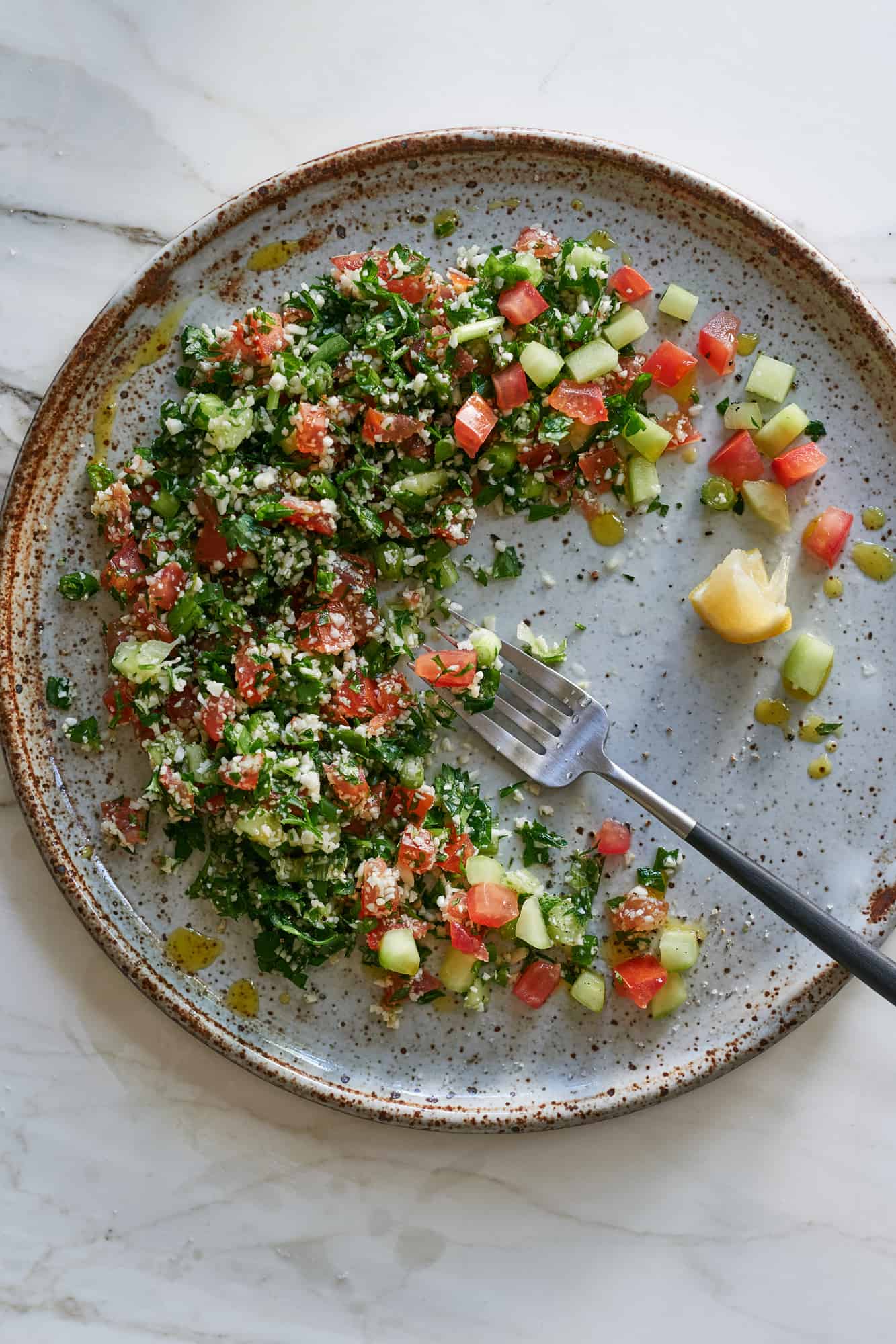 Low-Carb Raw Cauliflower Tabouli: A Healthy Gluten-Free Swap